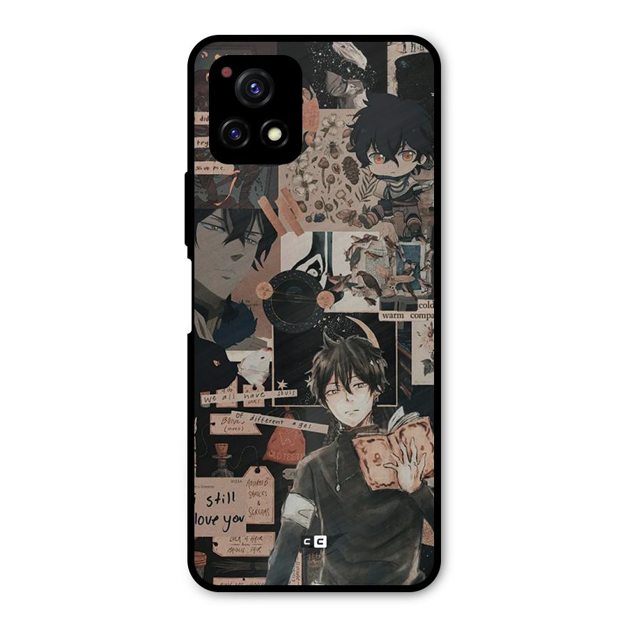 Yuno Collage Metal Back Case for Vivo Y72 5G