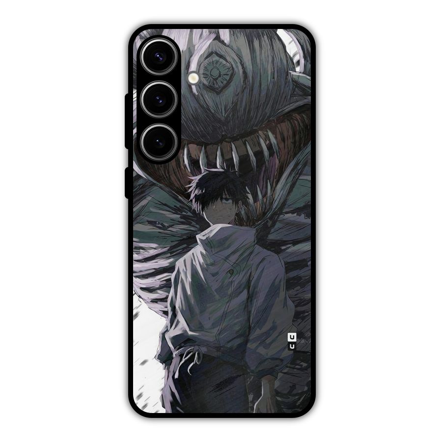 Yuta Strongest Curse User Metal Back Case for Galaxy S24 Plus
