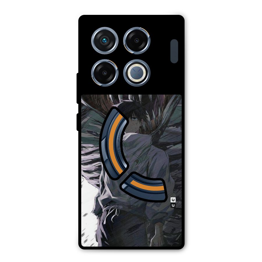 Yuta Strongest Curse User Metal Back Case for Infinix GT 20 Pro