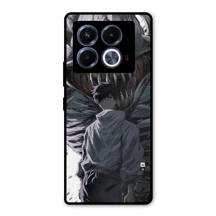 Yuta Strongest Curse User Metal Back Case for Infinix Note 40 5G