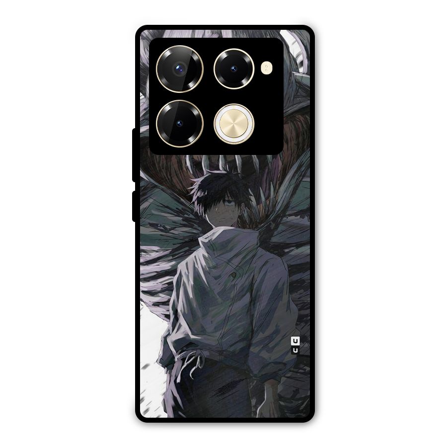 Yuta Strongest Curse User Metal Back Case for Infinix Note 40 Pro