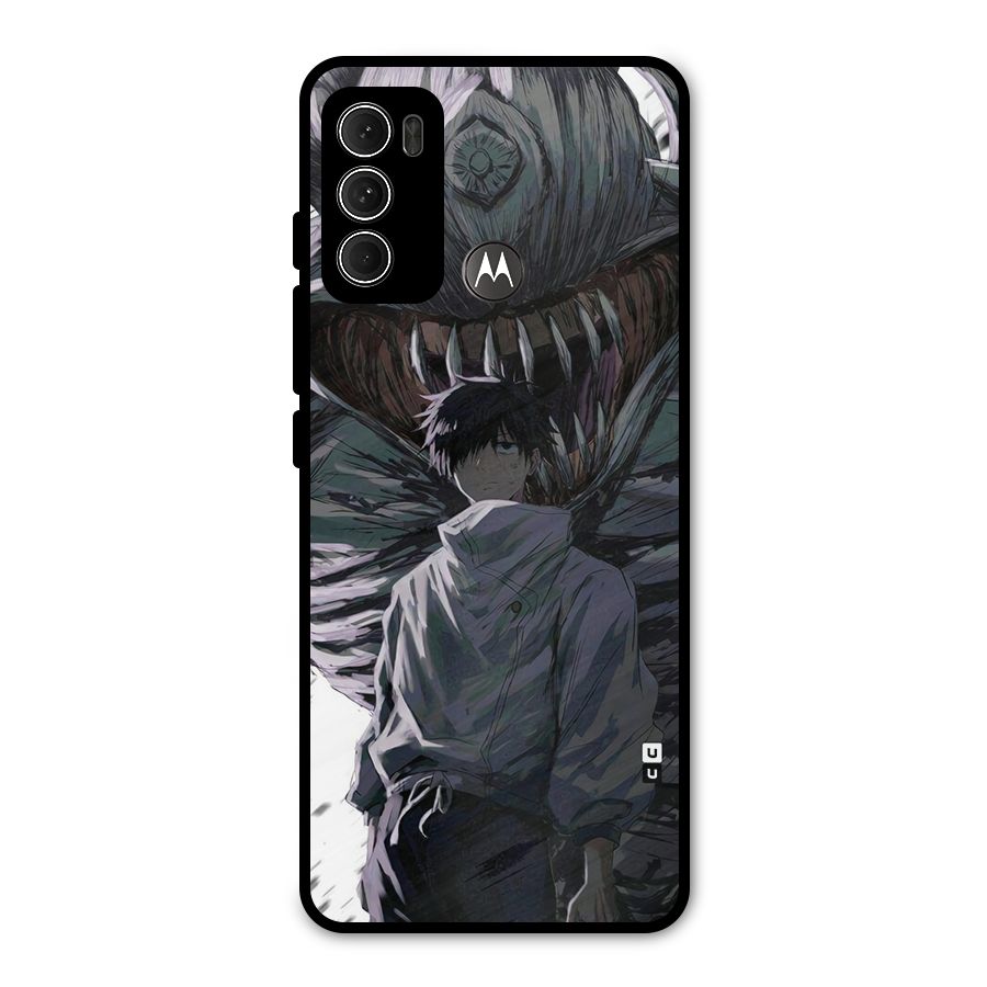 Yuta Strongest Curse User Metal Back Case for Moto G60