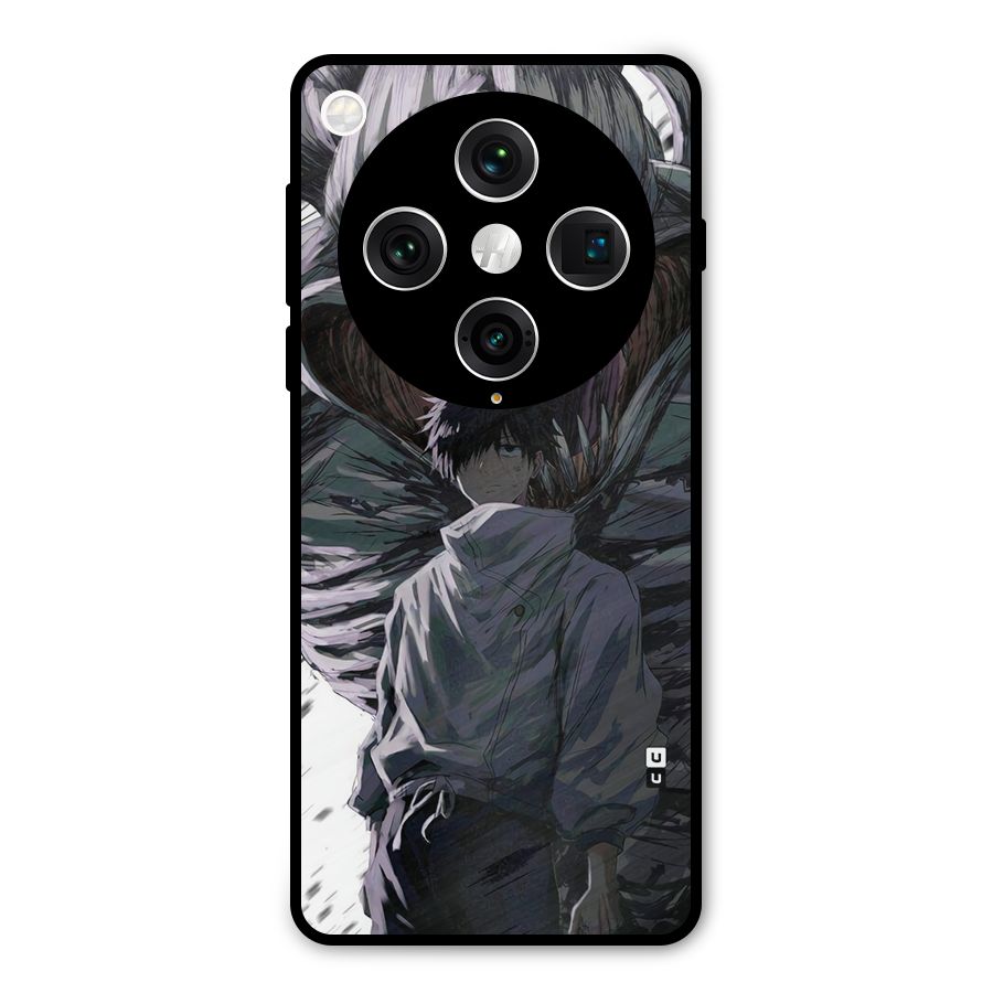 Yuta Strongest Curse User Metal Back Case for Oppo Find X8 Pro