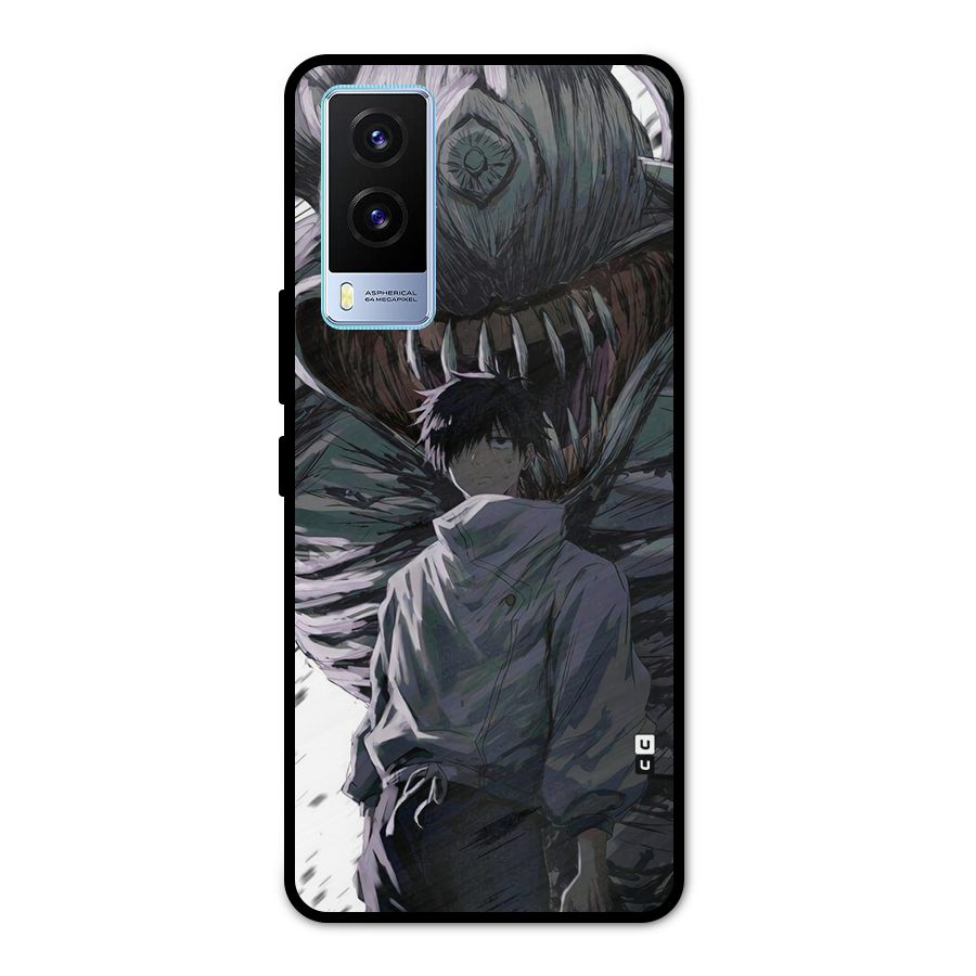 Yuta Strongest Curse User Metal Back Case for Vivo V21e 5G