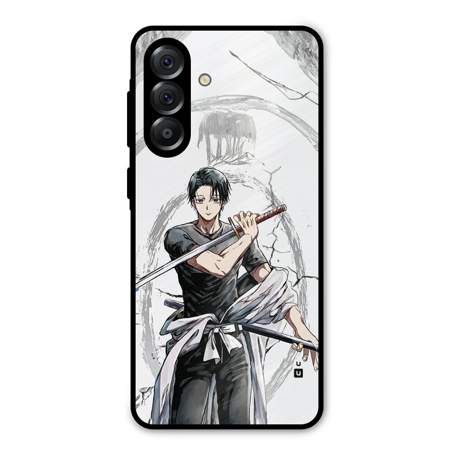 Yuta With Katana Metal Back Case for Galaxy A36