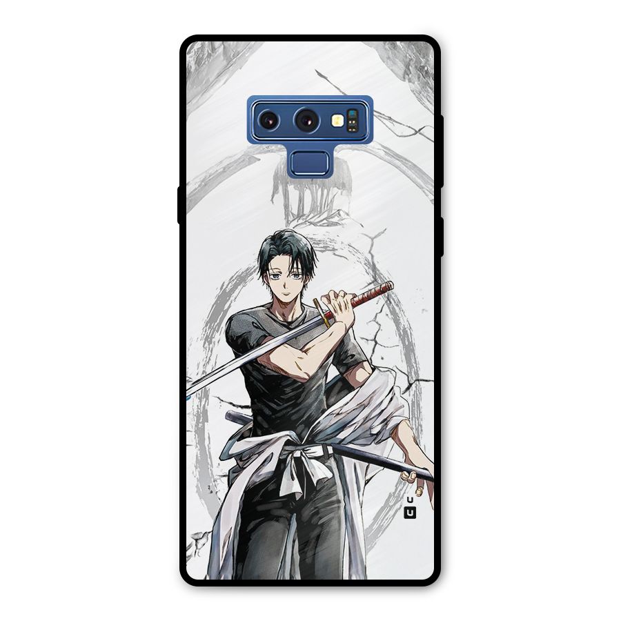 Yuta With Katana Metal Back Case for Galaxy Note 9
