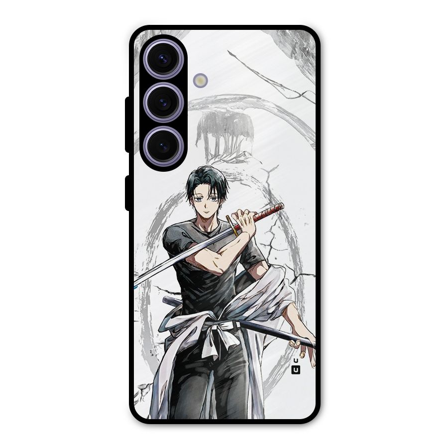 Yuta With Katana Metal Back Case for Galaxy S24