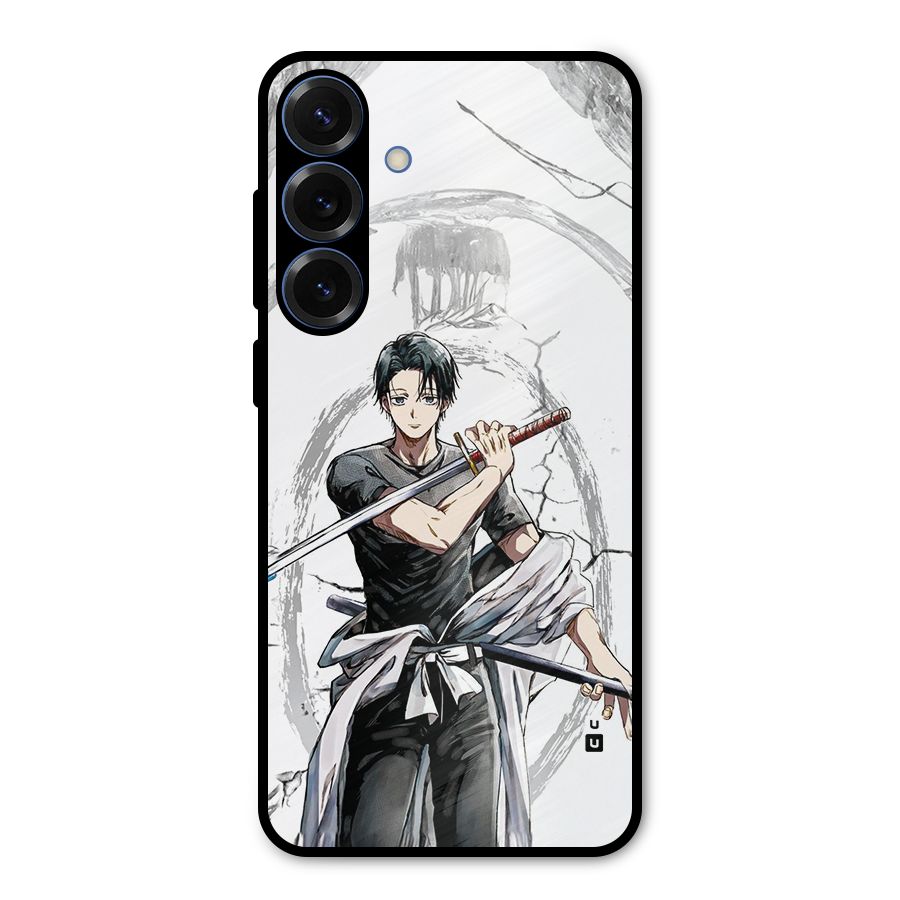 Yuta With Katana Metal Back Case for Galaxy S25 Plus