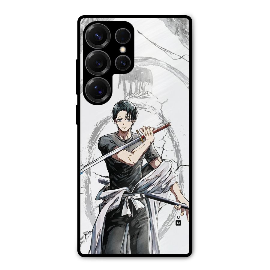 Yuta With Katana Metal Back Case for Galaxy S25 Ultra