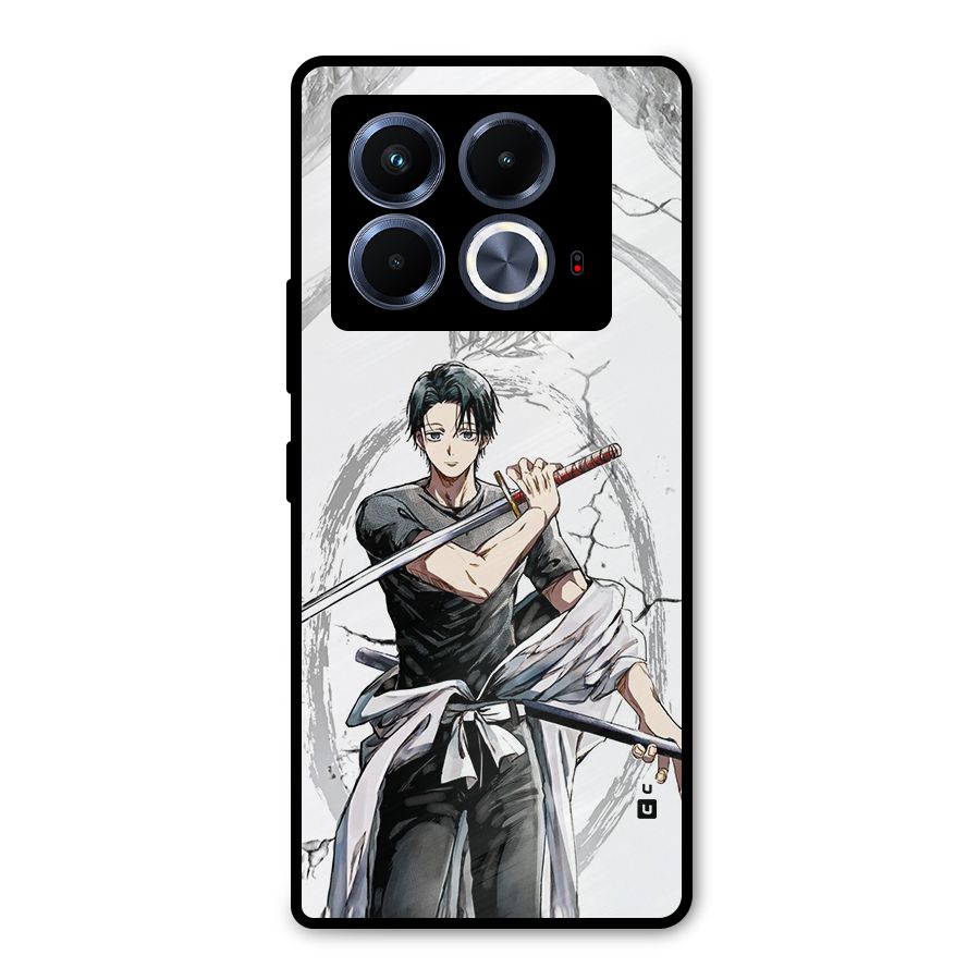 Yuta With Katana Metal Back Case for Infinix Note 40 5G