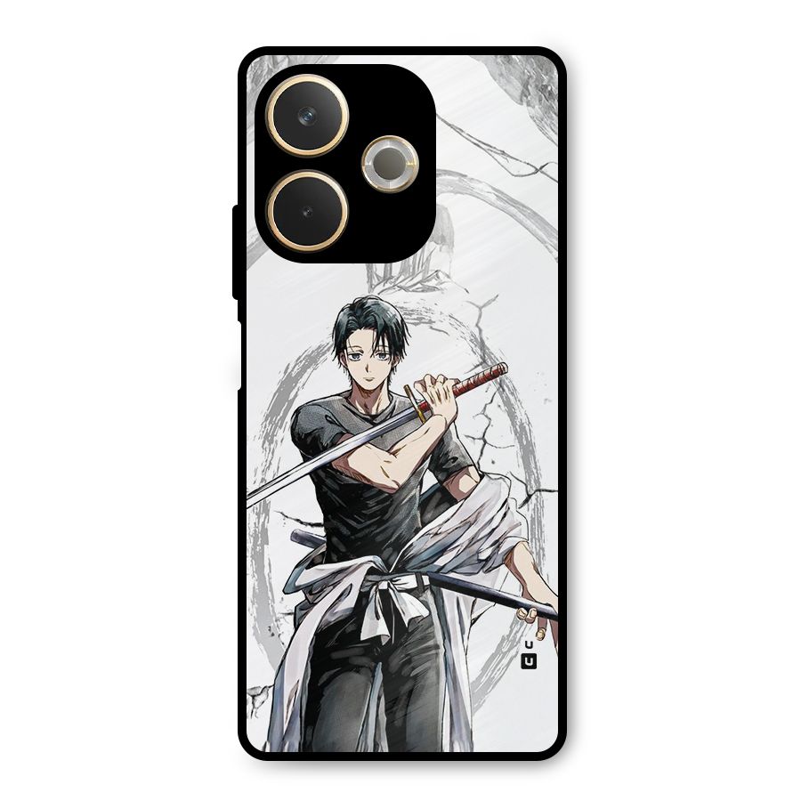 Yuta With Katana Metal Back Case for Oppo A5 Pro