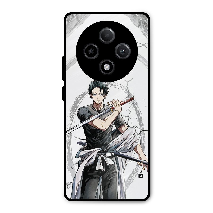 Yuta With Katana Metal Back Case for Oppo F27 Pro Plus