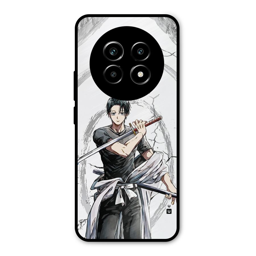 Yuta With Katana Metal Back Case for Realme 13 Pro