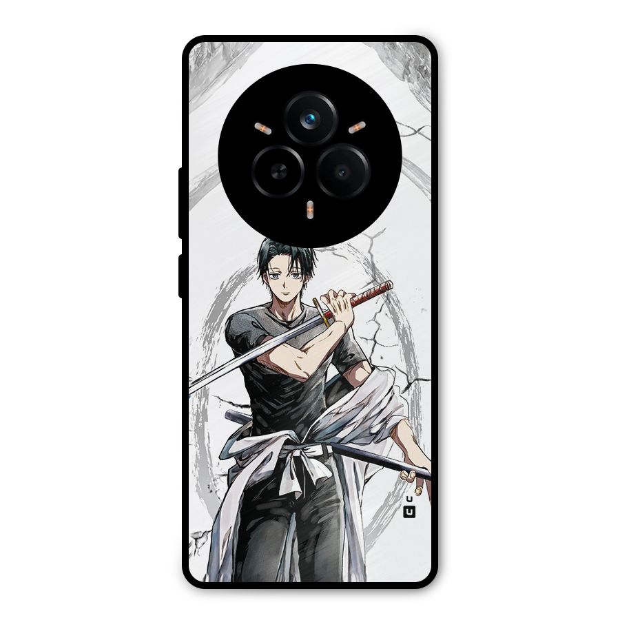 Yuta With Katana Metal Back Case for Realme 14 Pro