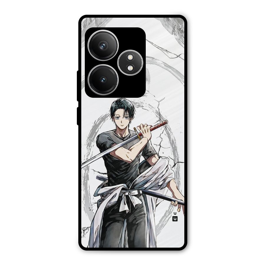 Yuta With Katana Metal Back Case for Realme GT 6T