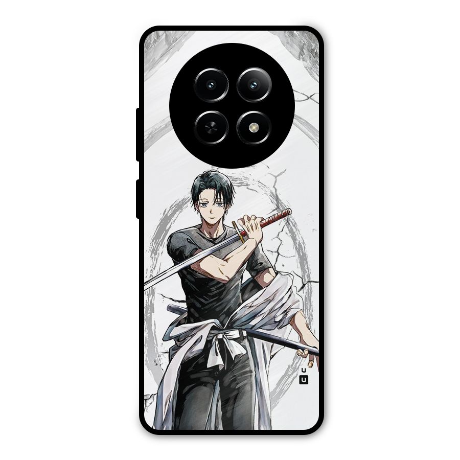 Yuta With Katana Metal Back Case for Realme Narzo 70x 5G