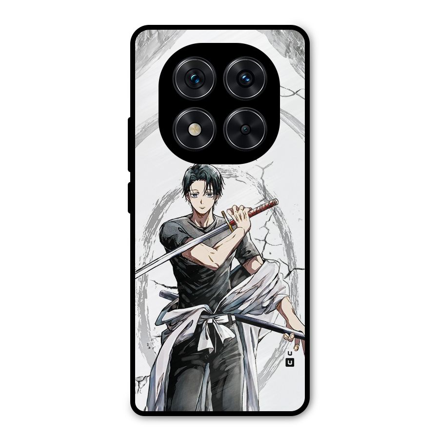 Yuta With Katana Metal Back Case for Redmi Note 14 Pro 5G