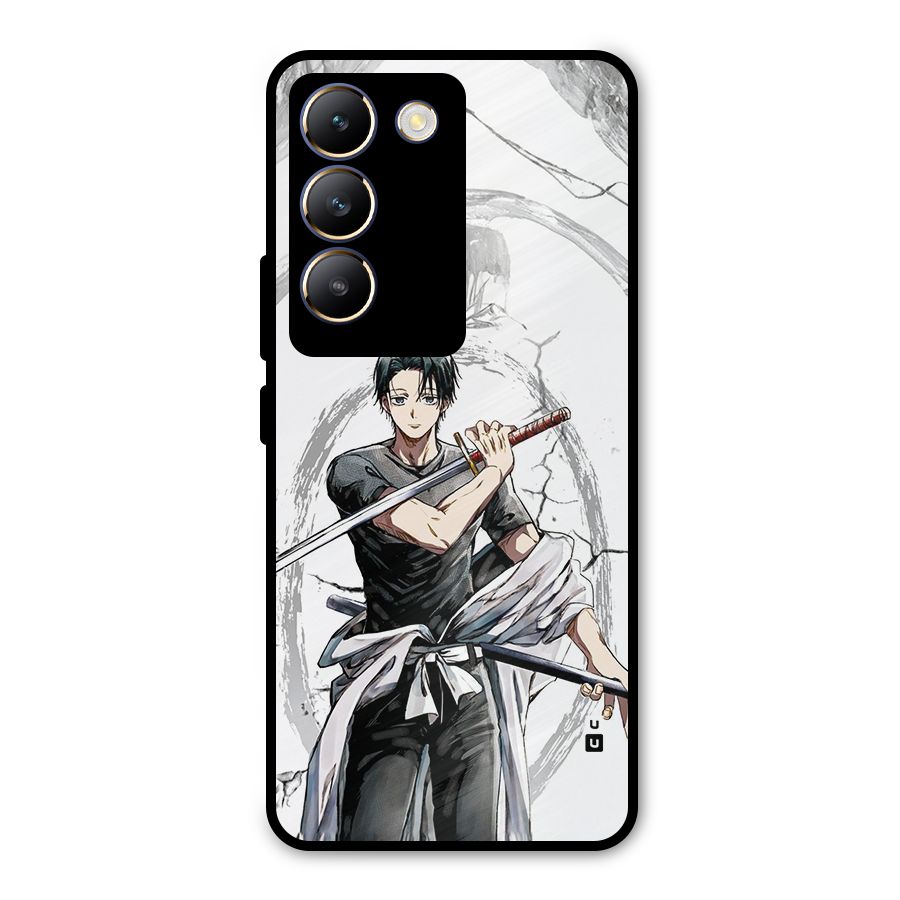 Yuta With Katana Metal Back Case for Vivo T3 5G