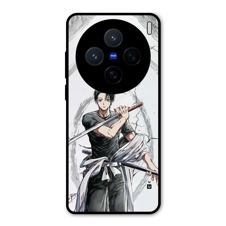 Yuta With Katana Metal Back Case for Vivo X200
