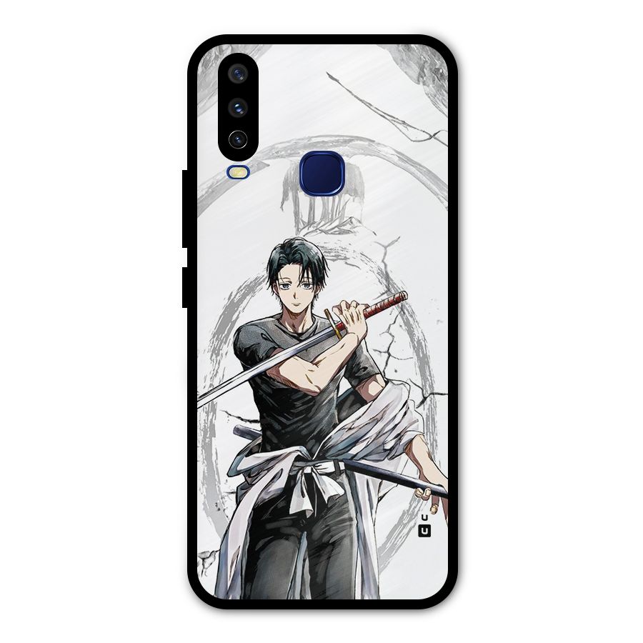 Yuta With Katana Metal Back Case for Vivo Y15