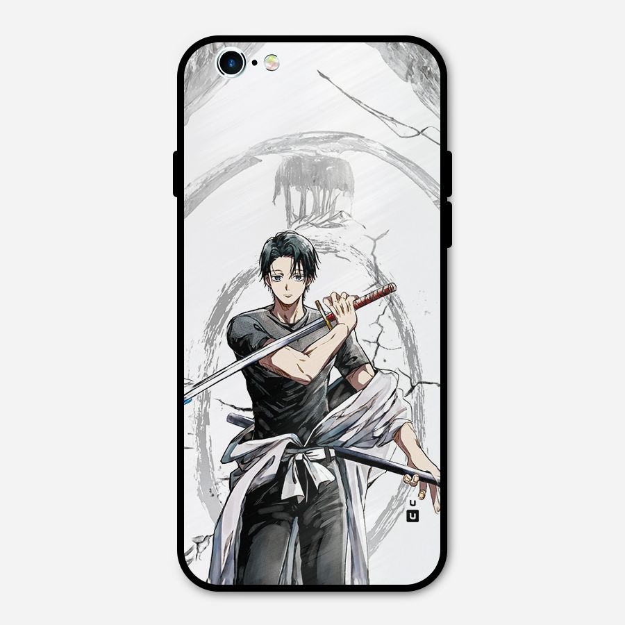 Yuta With Katana Metal Back Case for iPhone 6 6s