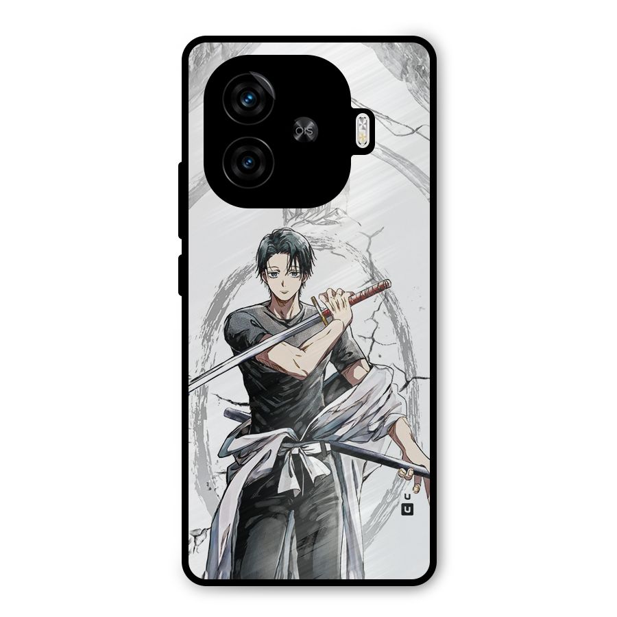 Yuta With Katana Metal Back Case for iQOO Neo 10R