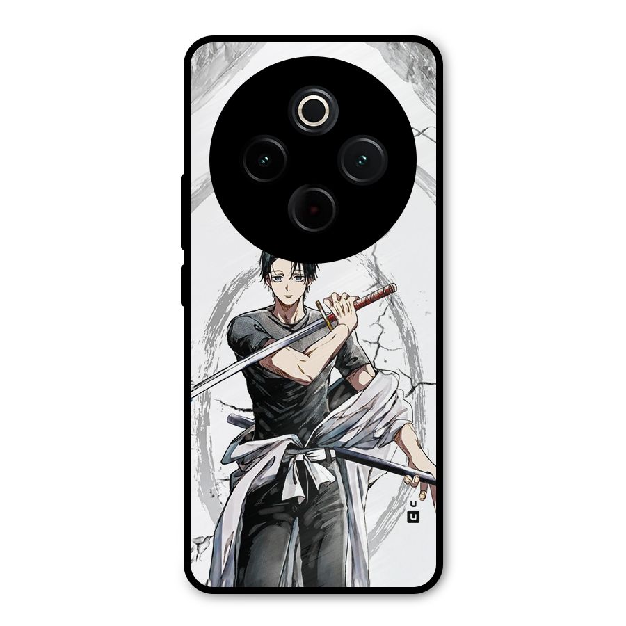 Yuta With Katana Metal Back Case for iQOO Z10