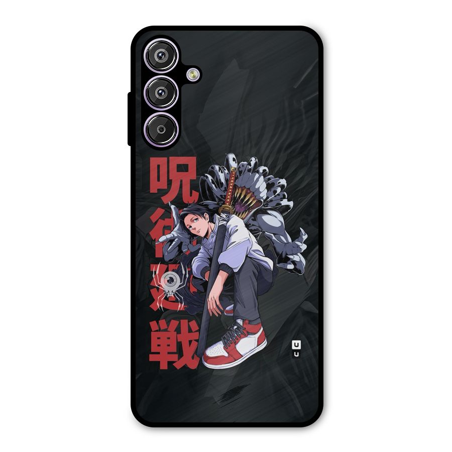 Yuta With Rika Metal Back Case for Galaxy F15