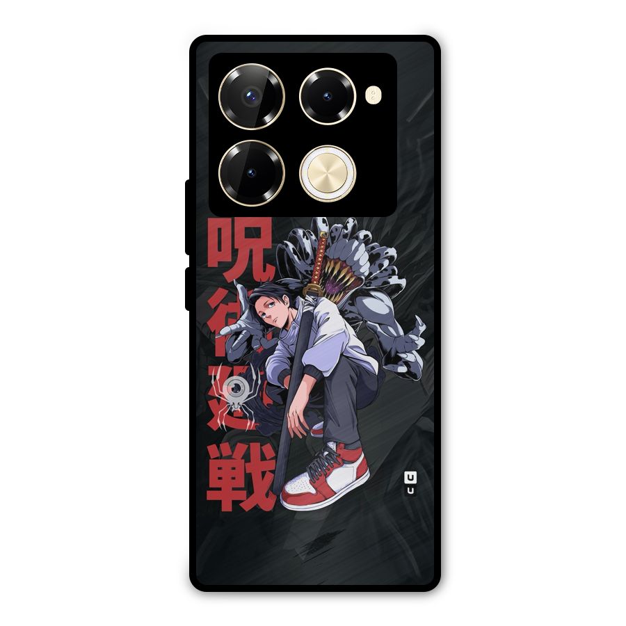 Yuta With Rika Metal Back Case for Infinix Note 40 Pro Plus