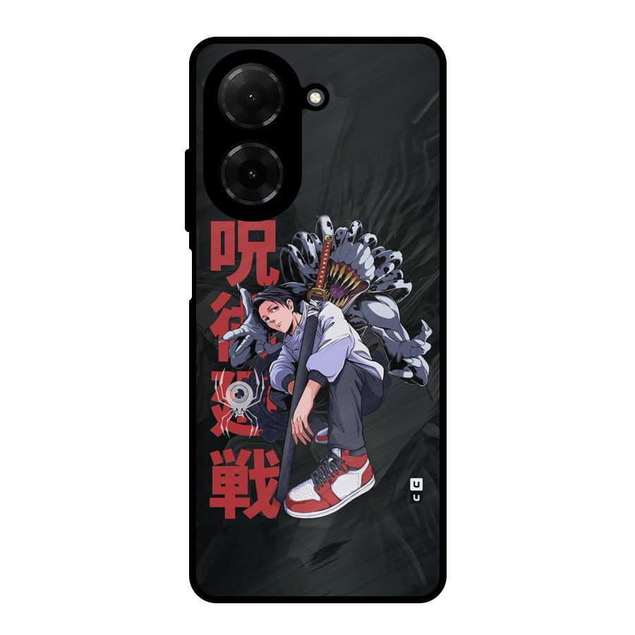 Yuta With Rika Metal Back Case for Redmi A5 4G