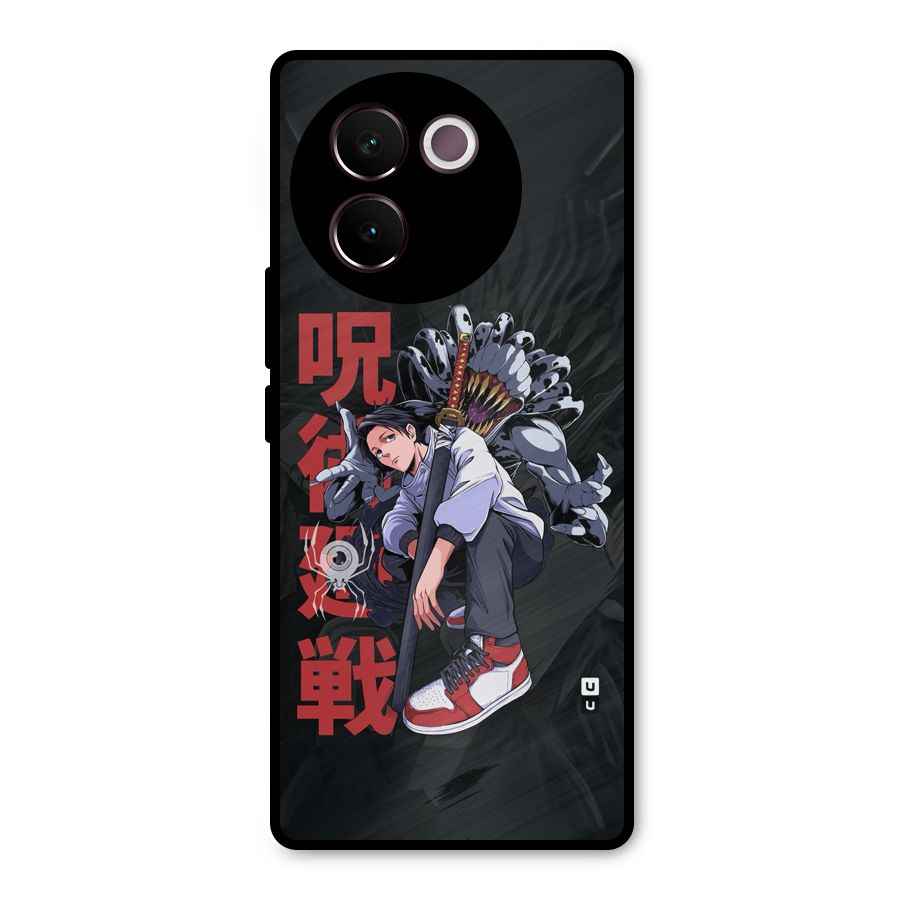 Yuta With Rika Metal Back Case for Vivo V30e
