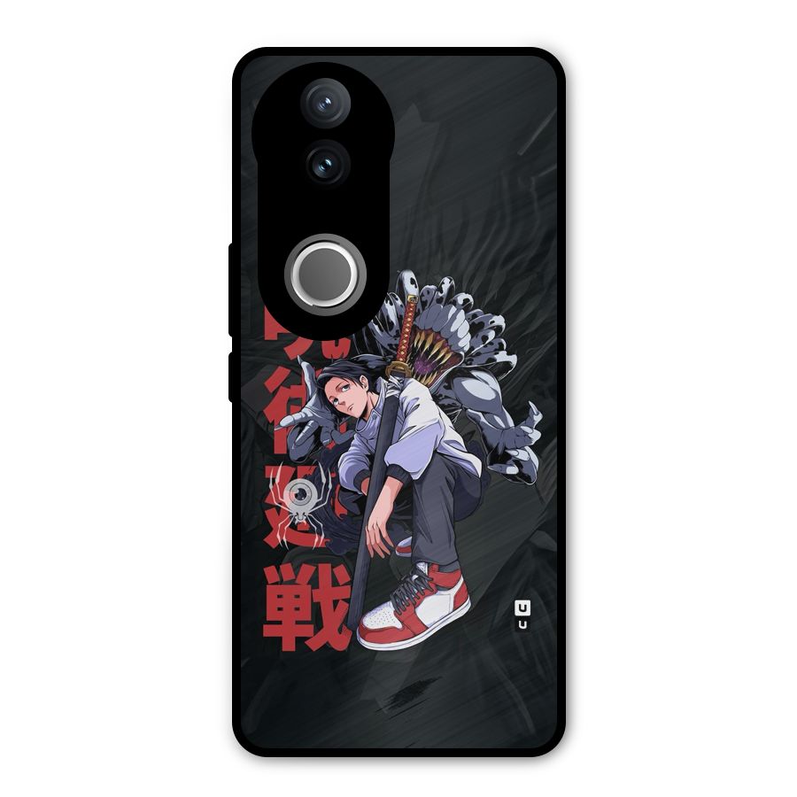 Yuta With Rika Metal Back Case for Vivo V50e