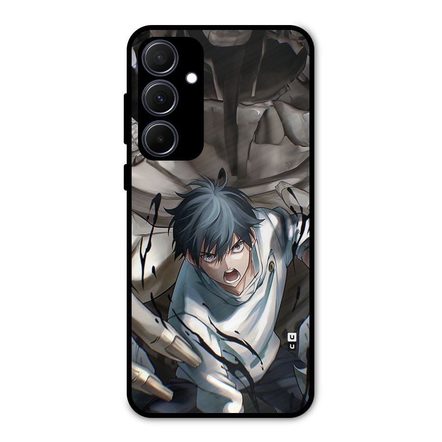 Yuta in the Battle Metal Back Case for Galaxy A35