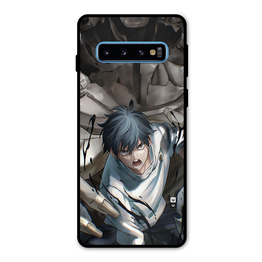 Yuta in the Battle Metal Back Case for Galaxy S10