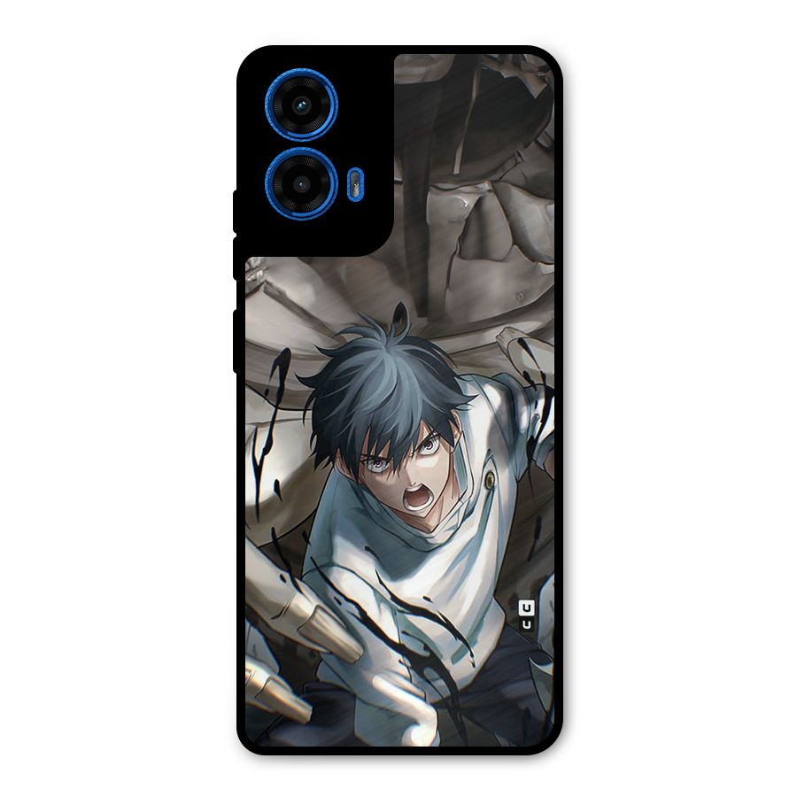 Yuta in the Battle Metal Back Case for Moto G45