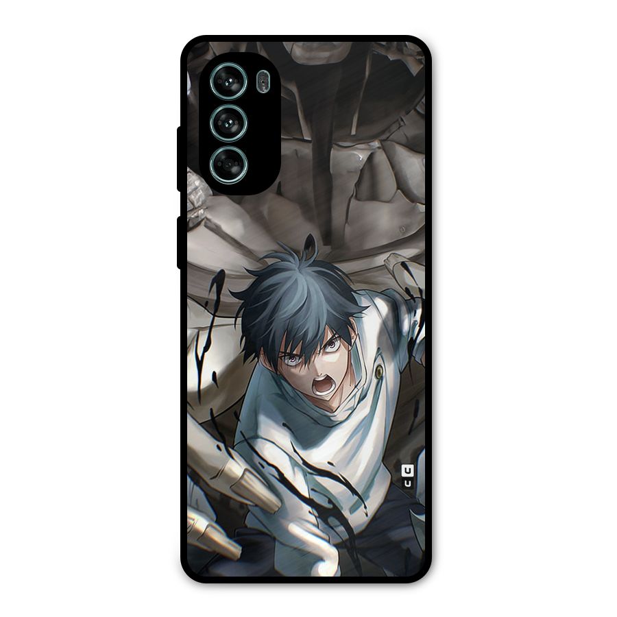 Yuta in the Battle Metal Back Case for Moto G62
