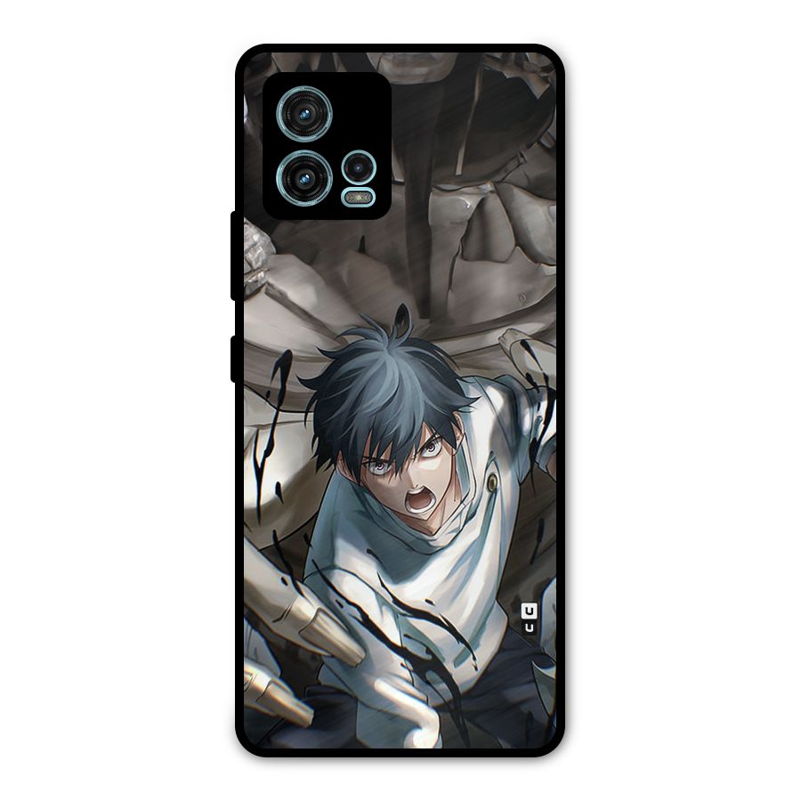 Yuta in the Battle Metal Back Case for Moto G72