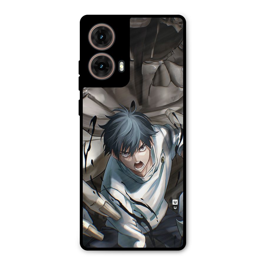 Yuta in the Battle Metal Back Case for Moto G85