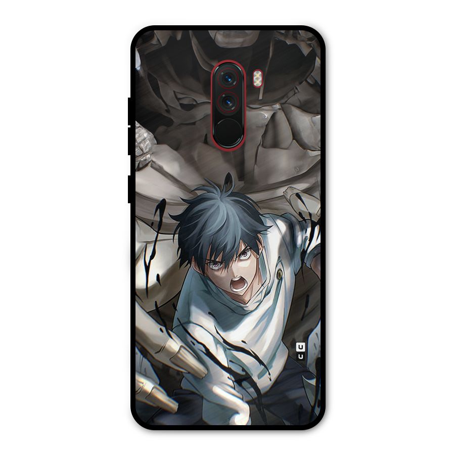 Yuta in the Battle Metal Back Case for Poco F1