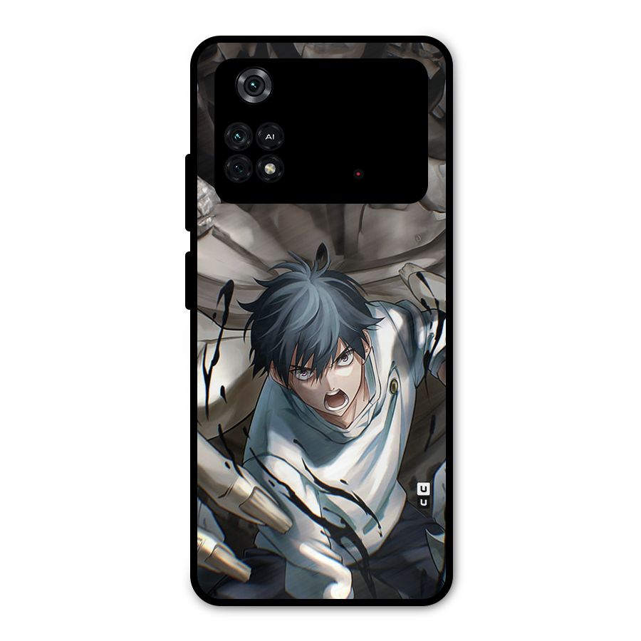 Yuta in the Battle Metal Back Case for Poco M4 Pro 4G