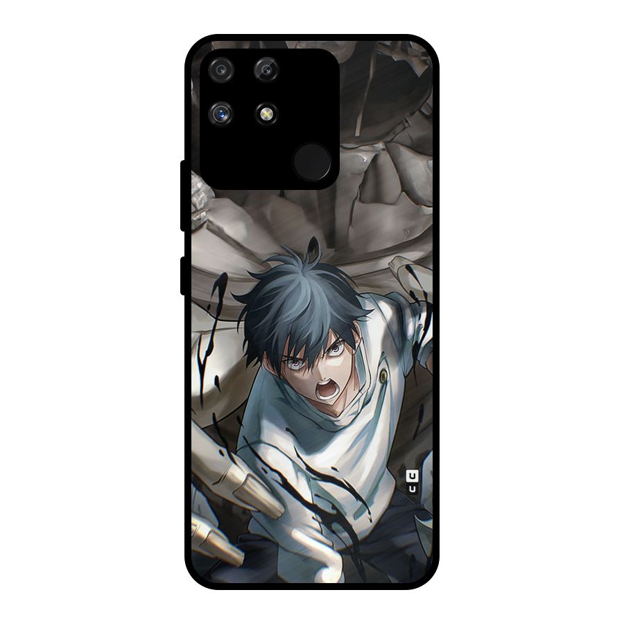 Yuta in the Battle Metal Back Case for Realme Narzo 50A