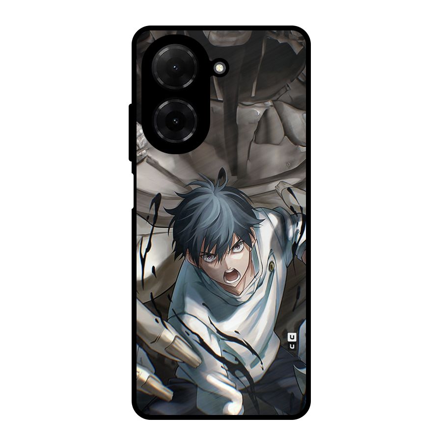 Yuta in the Battle Metal Back Case for Redmi A5 4G