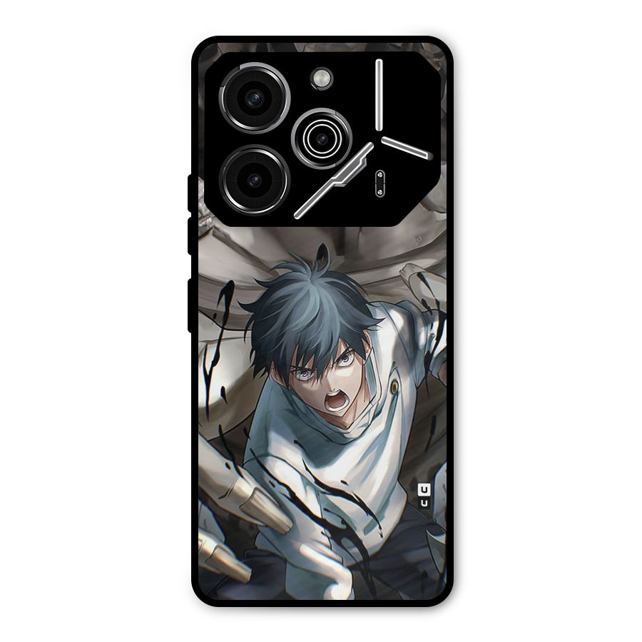 Yuta in the Battle Metal Back Case for Tecno Pova 6 Pro