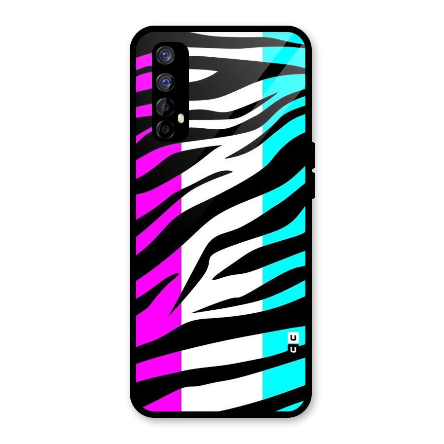 Zebra Texture Glass Back Case for Realme Narzo 20 Pro