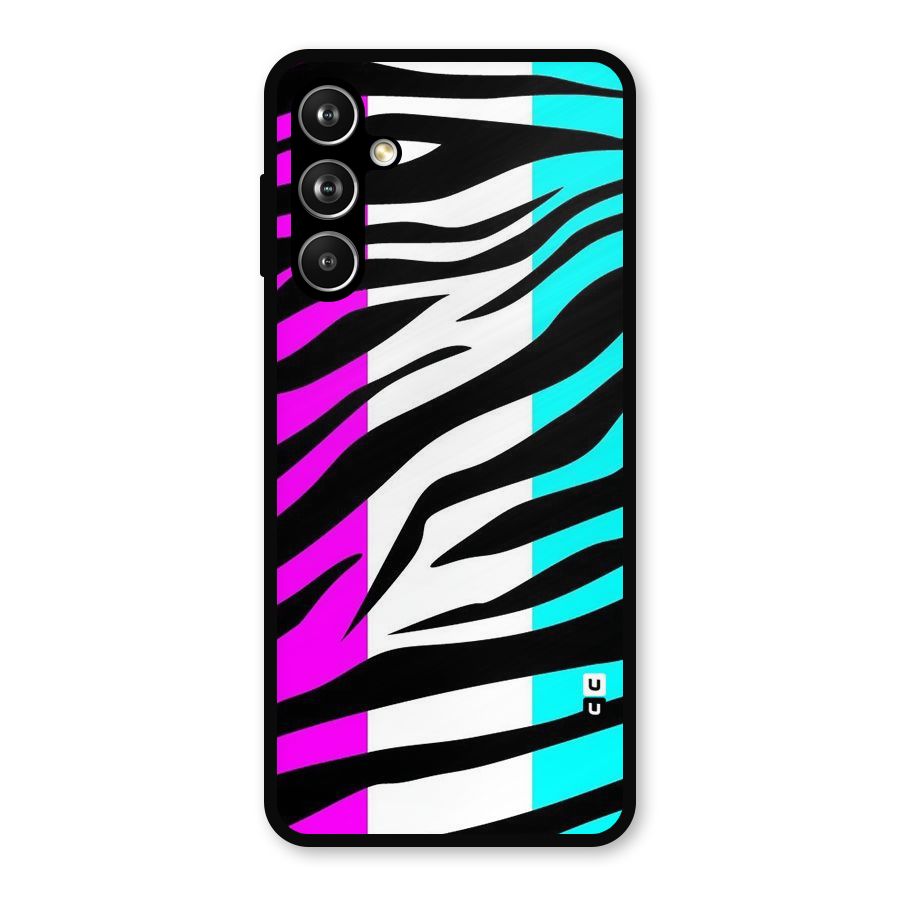 Zebra Texture Metal Back Case for Galaxy F54