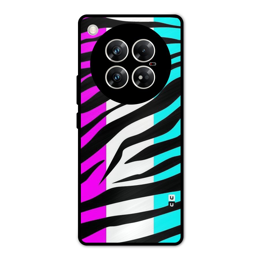 Zebra Texture Metal Back Case for Infinix Zero 40 5G