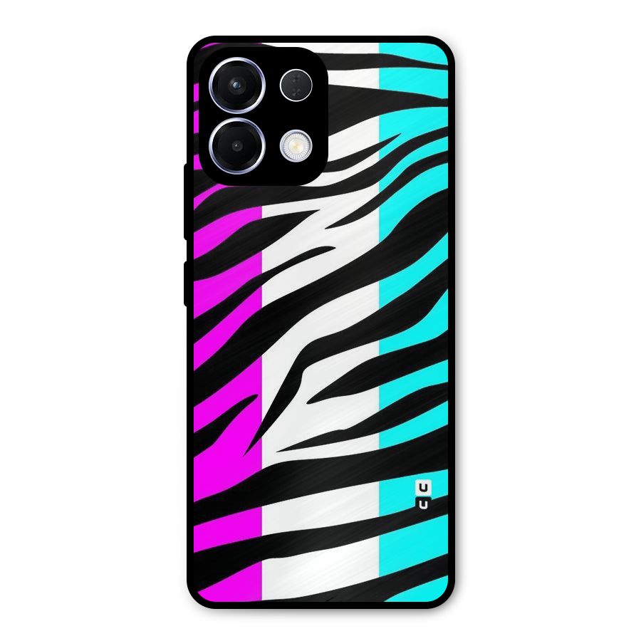 Zebra Texture Metal Back Case for Oppo K13