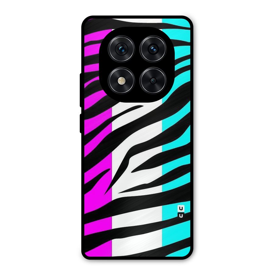 Zebra Texture Metal Back Case for Redmi Note 14 Pro 5G