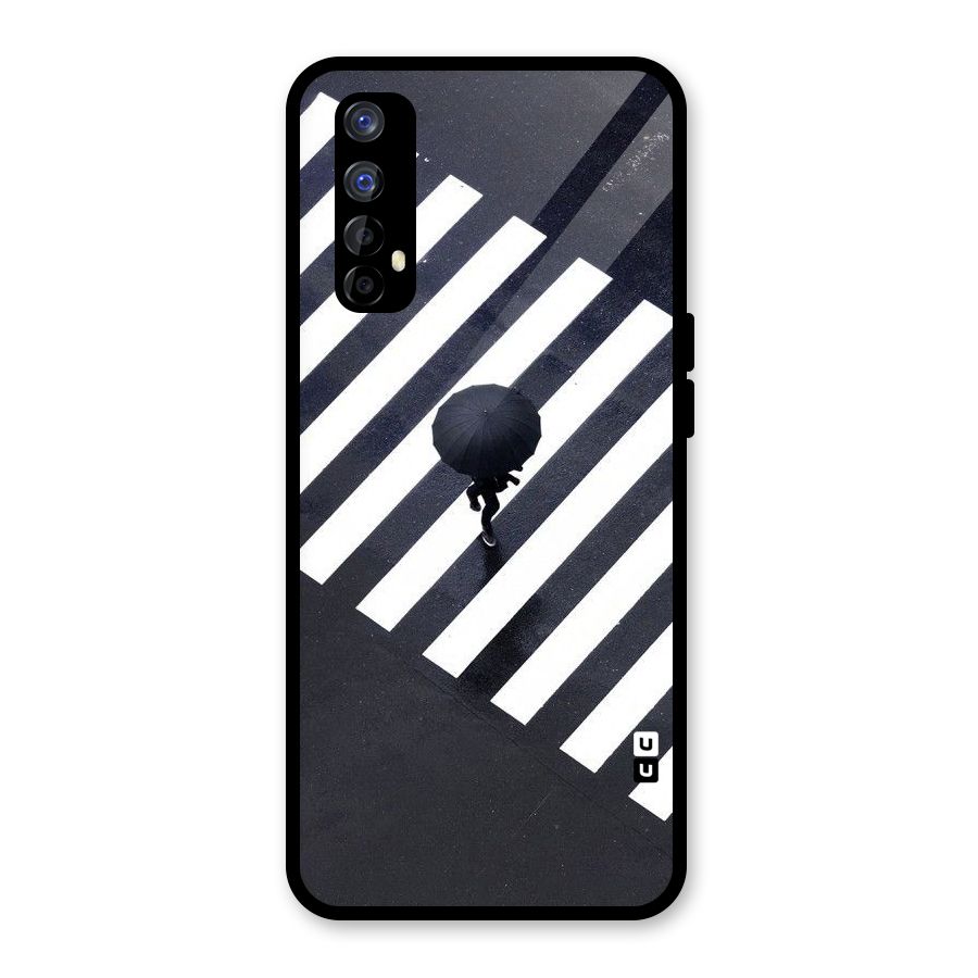 Zebra Walking Glass Back Case for Realme 7