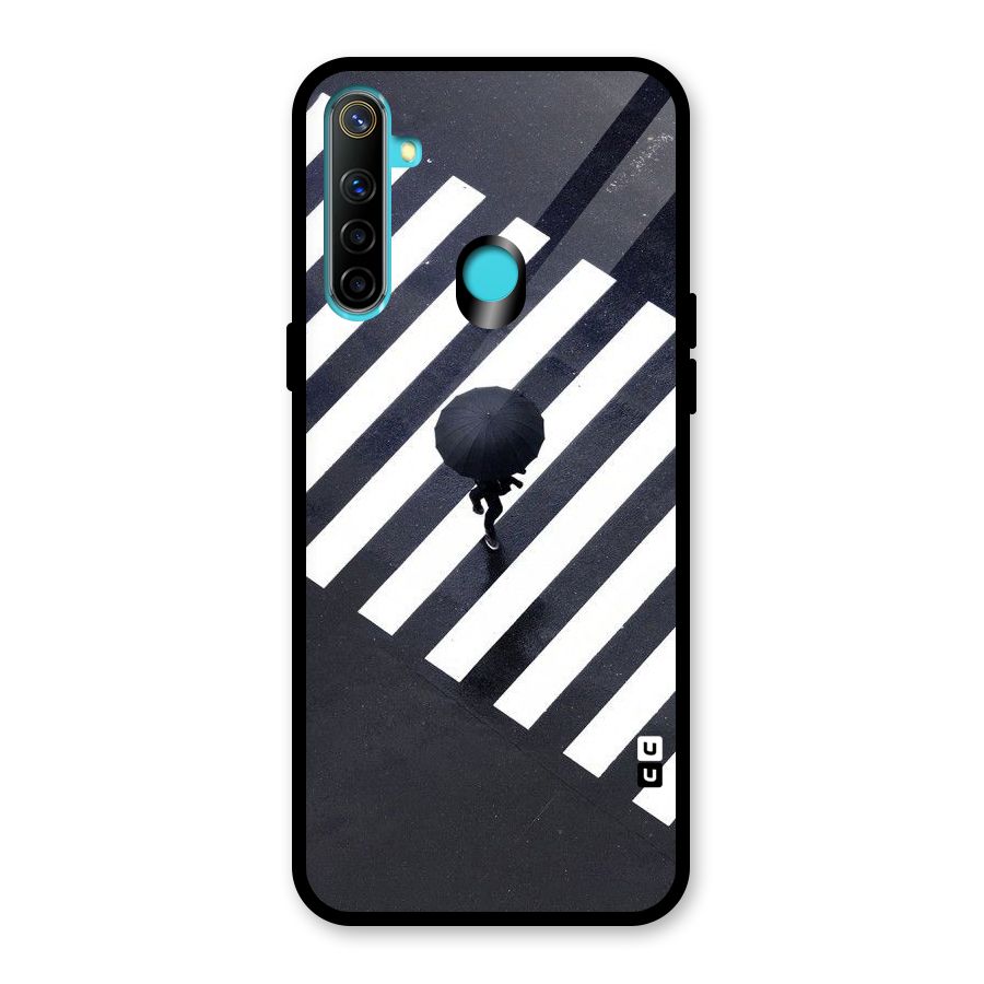 Zebra Walking Glass Back Case for Realme Narzo 10